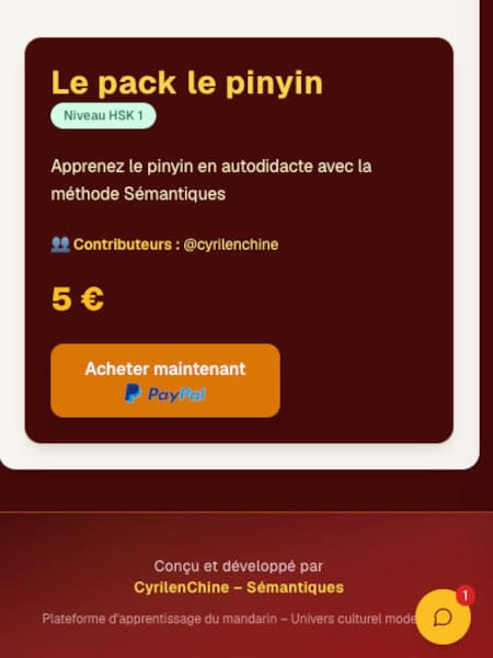 Des packs que tu conserves
